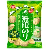KAMEDA - Non Stop Nori Shio Fried Rice Cracker73g