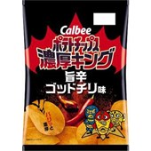 CALBEE - Thick King Spicy otato Chips 55g