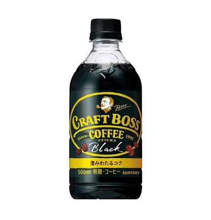 SUNTORY - Craft Boss Black Coffee Drink 500ml