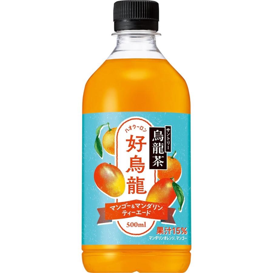 SUNTORY - Good Mango & Mandarin Oolong Drink 500ml
