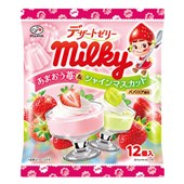 FUJIYA - Strawberry Milky Jelly 12p