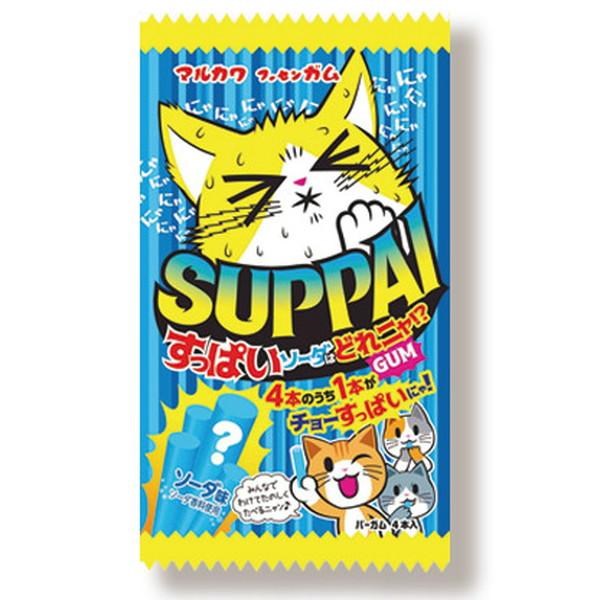 MARUKAWA - Super Sour Soda Gum 4p