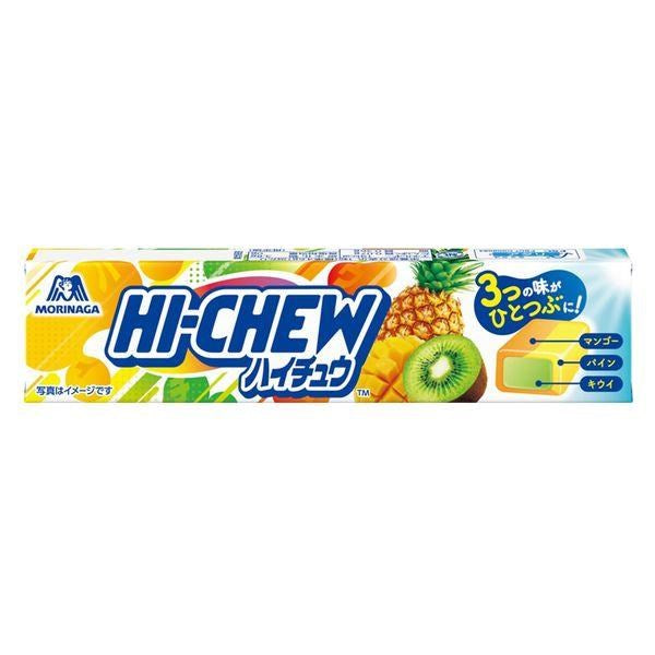 MORINAGA - Hi-Chew Tropical Mix Stick Candy 55g