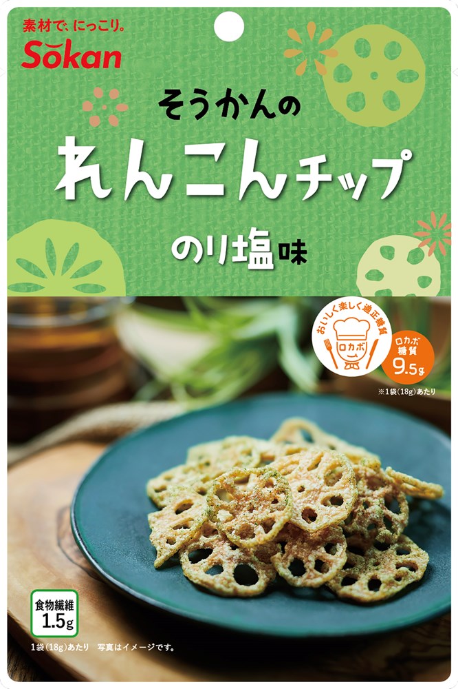 SOKAN - Nori Salt Lotus Root Chips 18g