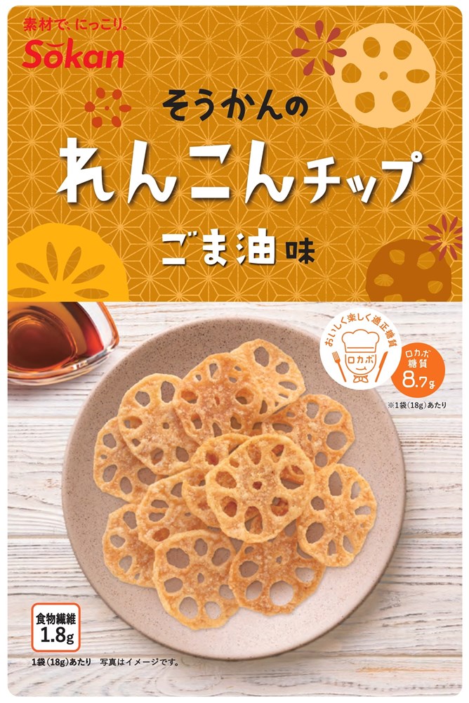SOKAN - Sesame Oil Lotus Root Chips 18g