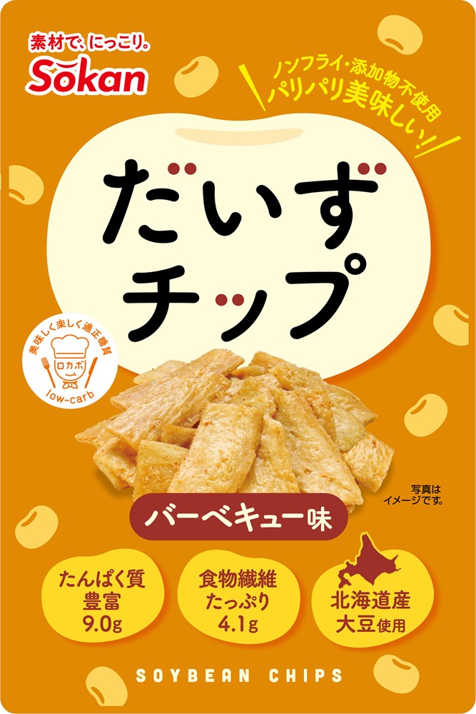 SOKAN - BBQ Soybean Chips 23g